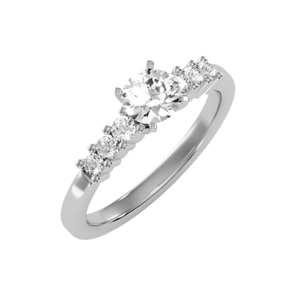 Amazed Solitaire Ring - Five