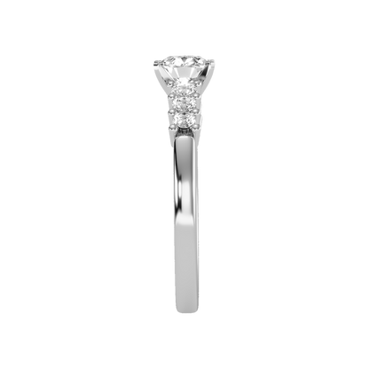 Amazed Solitaire Ring In 925 Sterling Silver - Seven