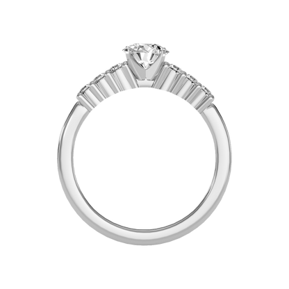 Amazed Solitaire Ring In 925 Sterling Silver - Eight