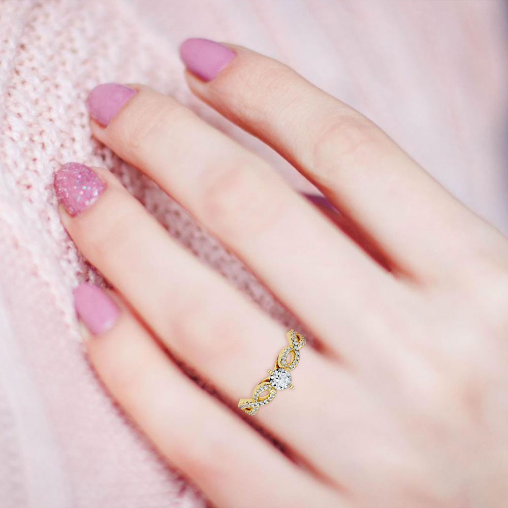 Amazing Solitaire Ring - One