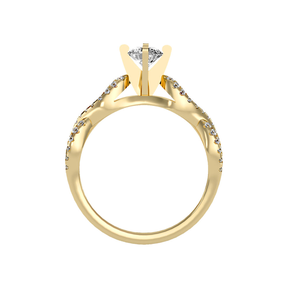 Amazing Solitaire Ring In 925 Sterling Silver - Thirteen
