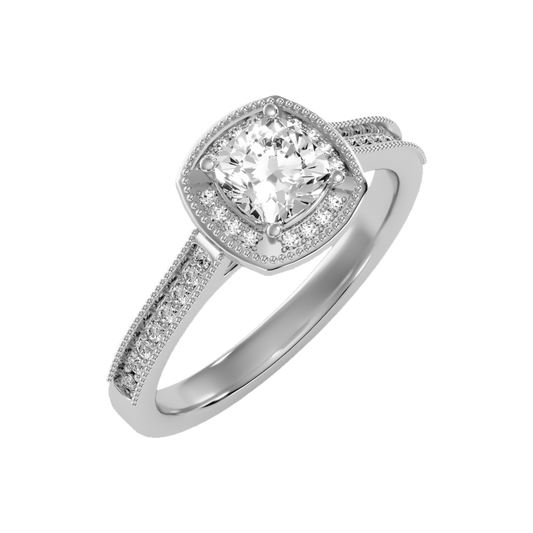 Amy Diamond Halo Ring - One