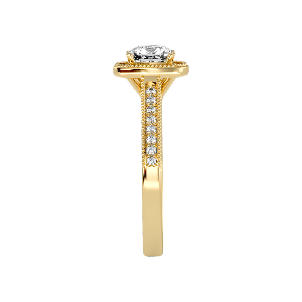 Amy Diamond Halo Ring - Eleven