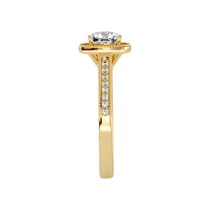 Amy Diamond Halo Ring - Eleven