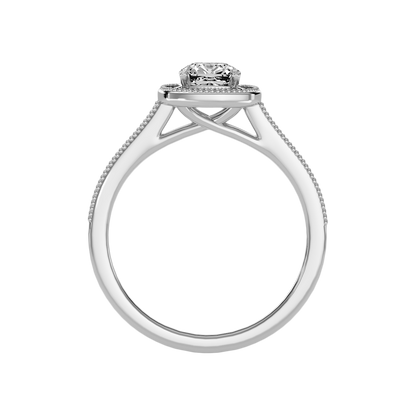 Amy Diamond Halo Ring - Two
