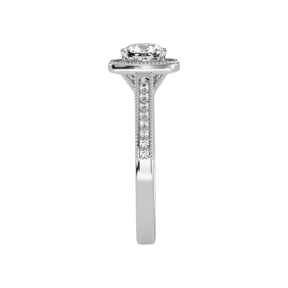 Amy Diamond Halo Ring - Four