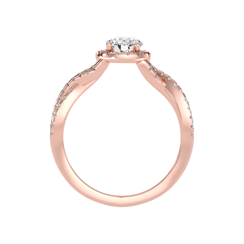 Anaranza Halo Ring In 925 Sterling Silver - Eight