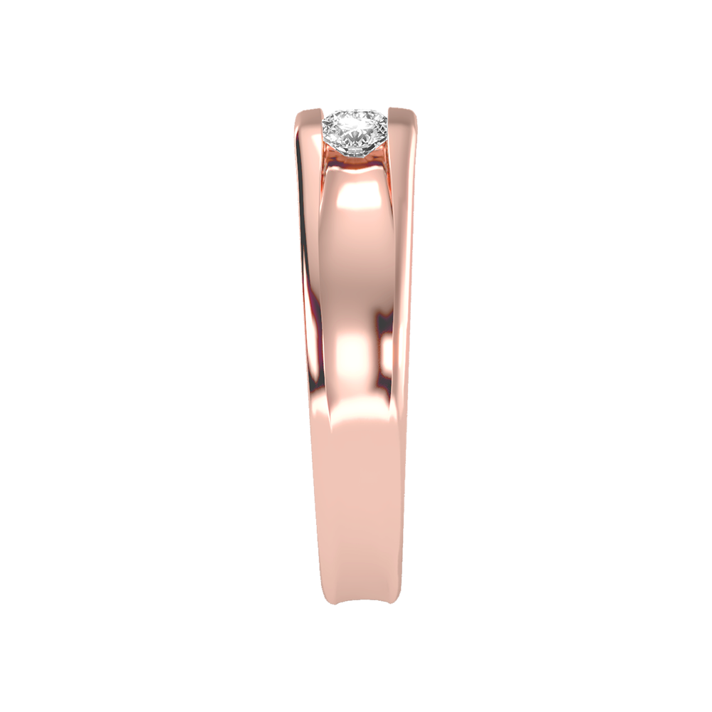 Angelic Men's Broad Band Ring - Three