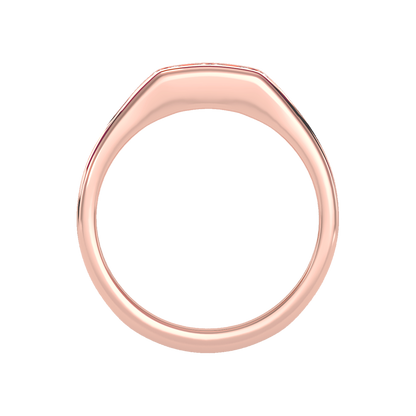 Angelic Men's Broad Band Ring - Four
