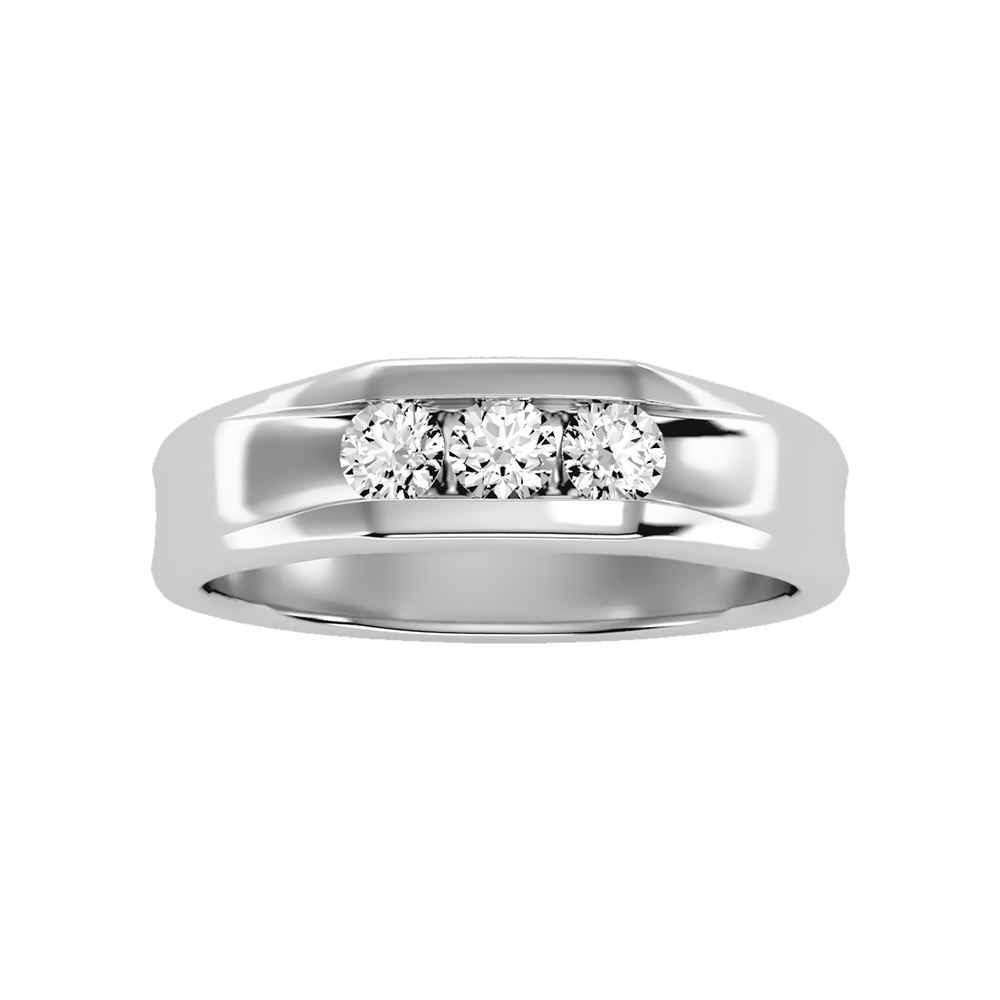 Angelic Men's Broad Band Ring - Six