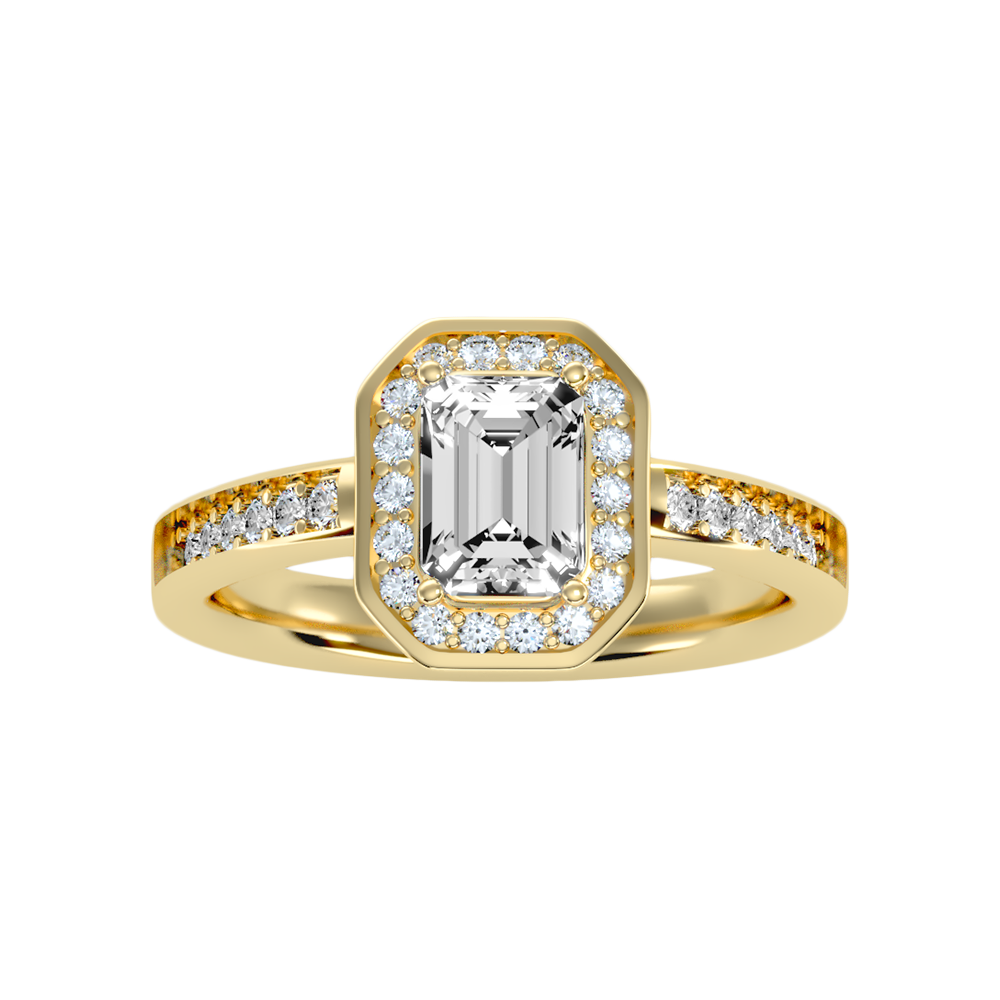 Angelic Solitaire Ring In 925 Sterling Silver - Ten