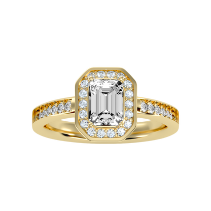 Angelic Solitaire Ring In 925 Sterling Silver - Ten