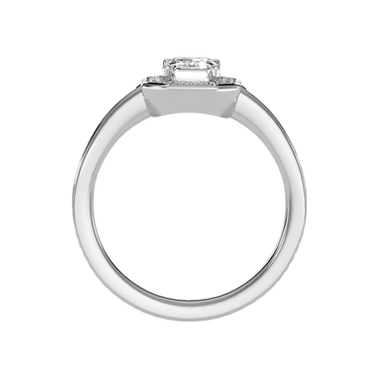 Angelic Solitaire Ring In 925 Sterling Silver - Two