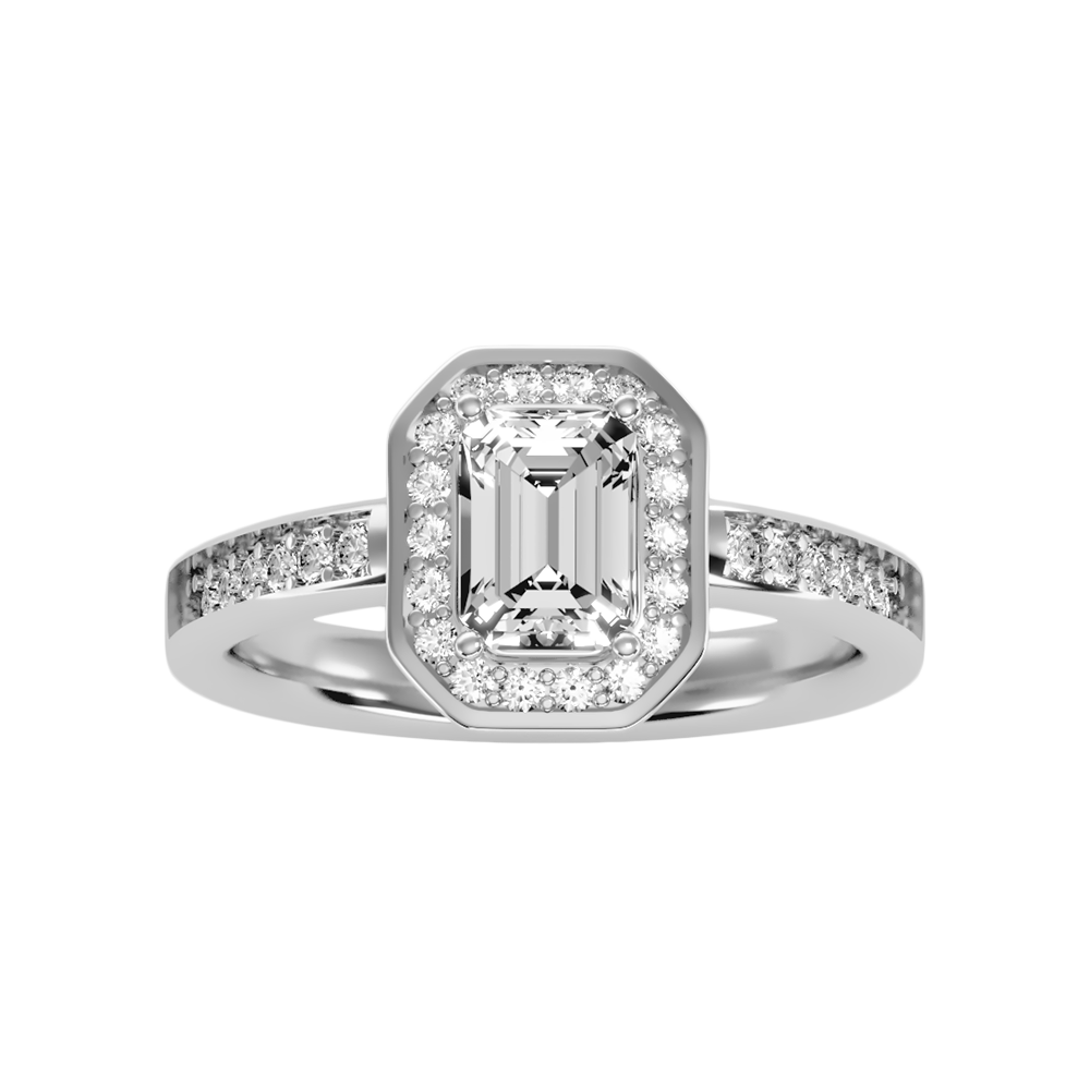 Angelic Solitaire Ring In 925 Sterling Silver - Three