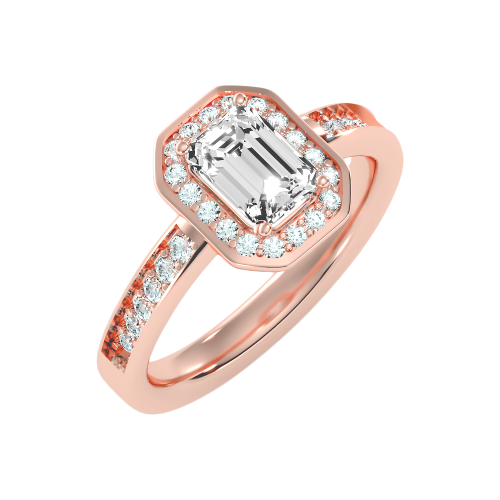 Angelic Solitaire Ring In 925 Sterling Silver - Five