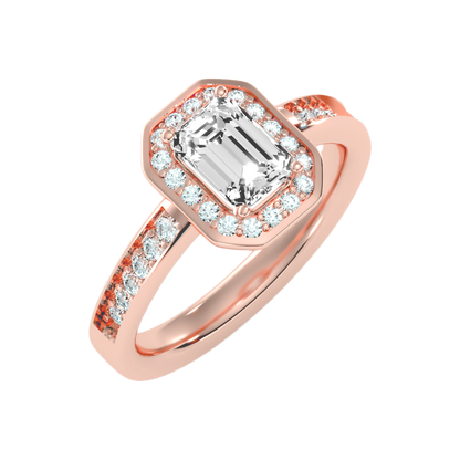 Angelic Solitaire Ring In 925 Sterling Silver - Five