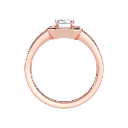 Angelic Solitaire Ring In 925 Sterling Silver - Six