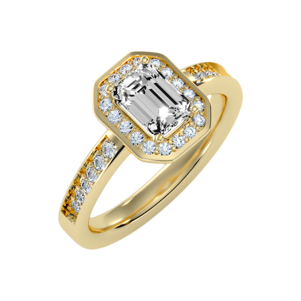 Angelic Solitaire Ring - Nine