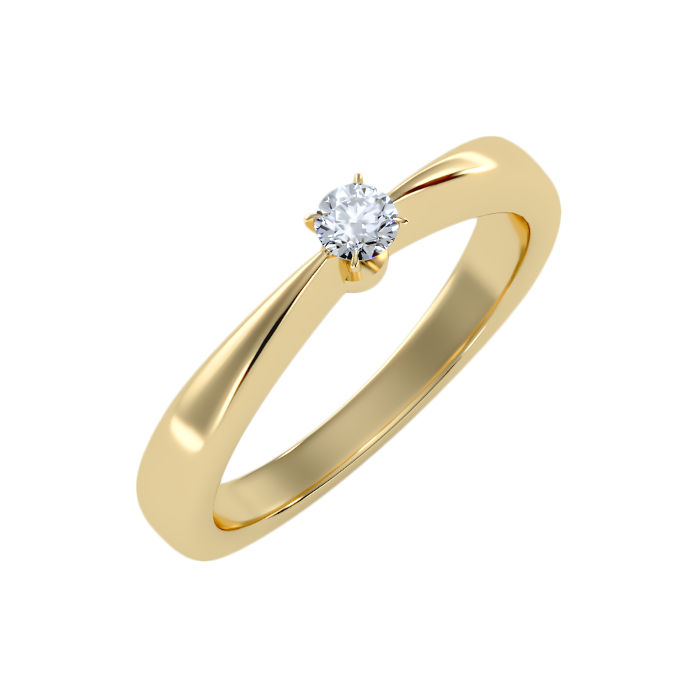 Ange Classic Solitaire Ring - One