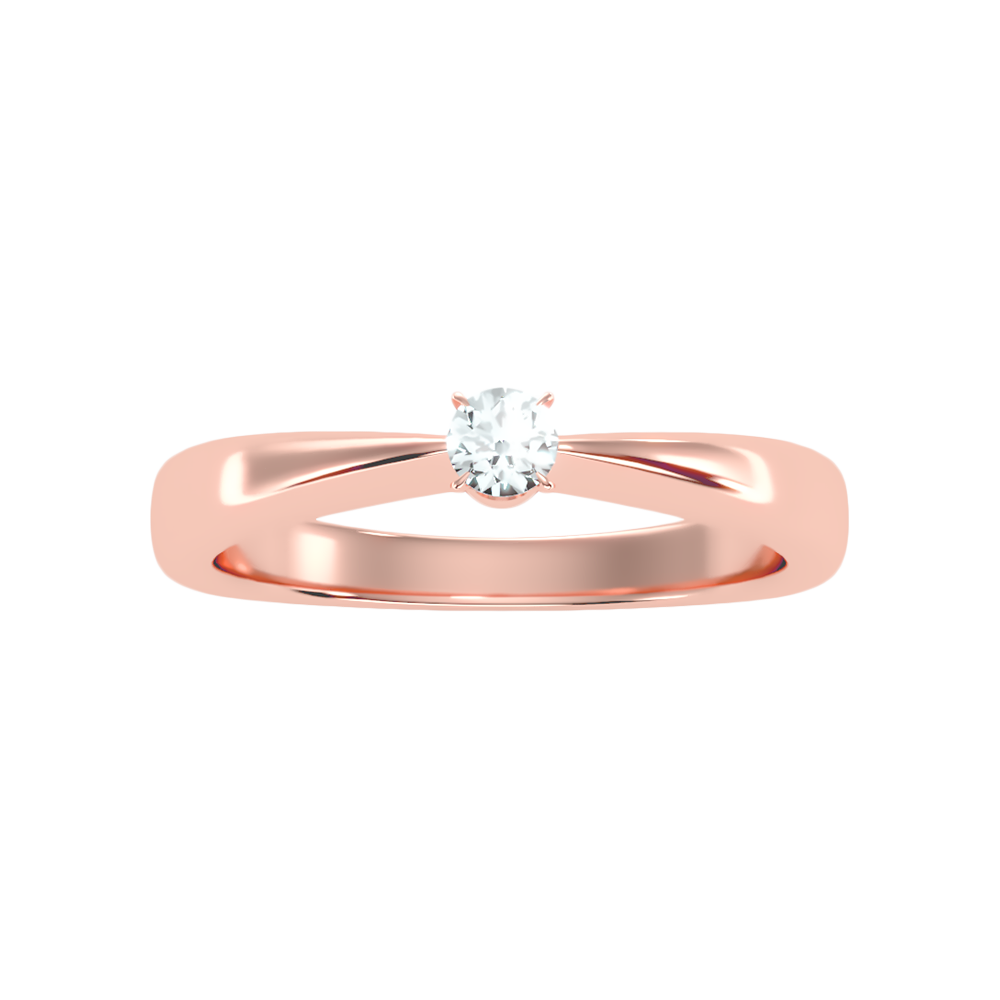 Ange Classic Solitaire Ring - Eleven