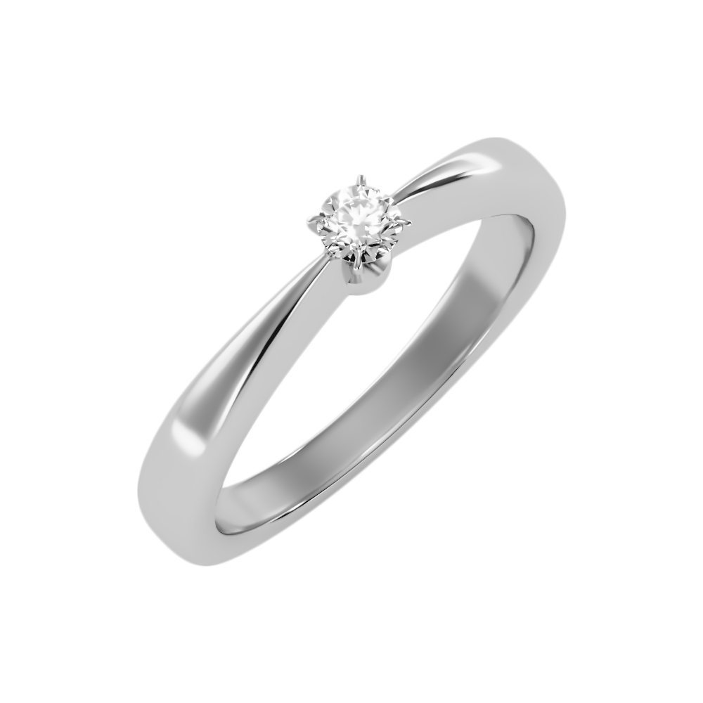 Ange Classic Solitaire Ring - Five