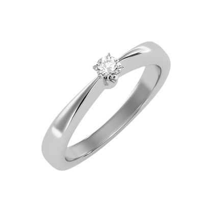 Ange Classic Solitaire Ring - Five