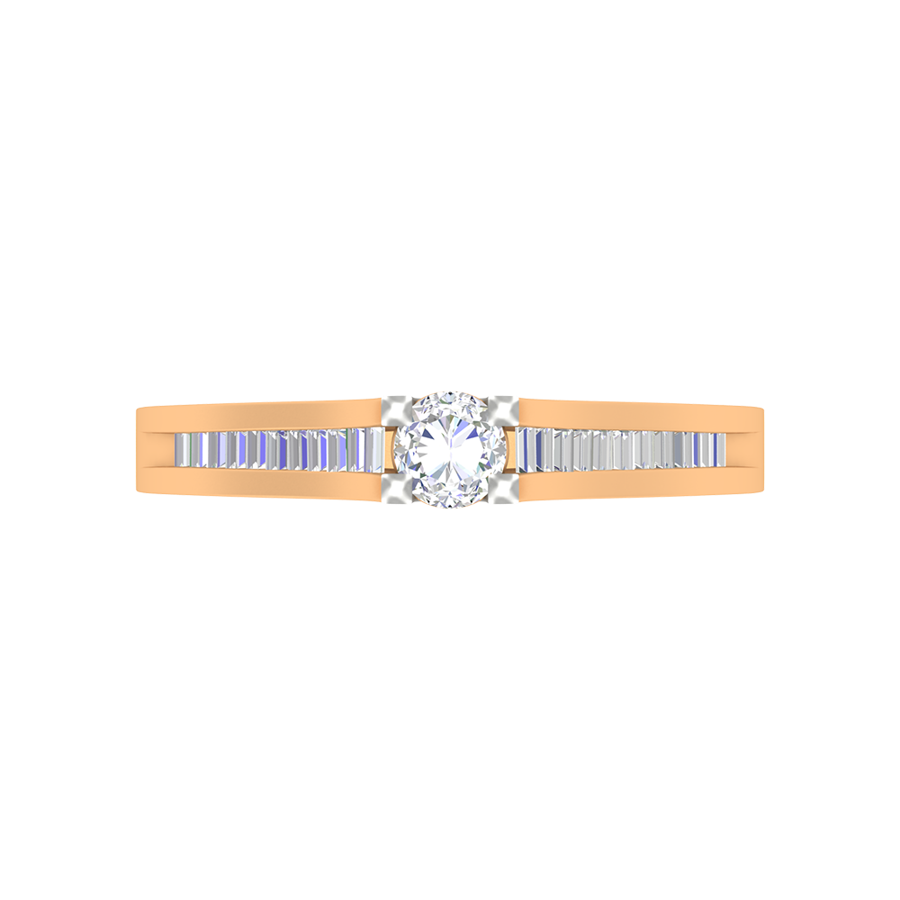 Annie Oval Solitaire Ring In 925 Sterling Silver - Ten