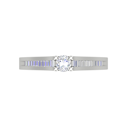 Annie Oval Solitaire Ring - Three