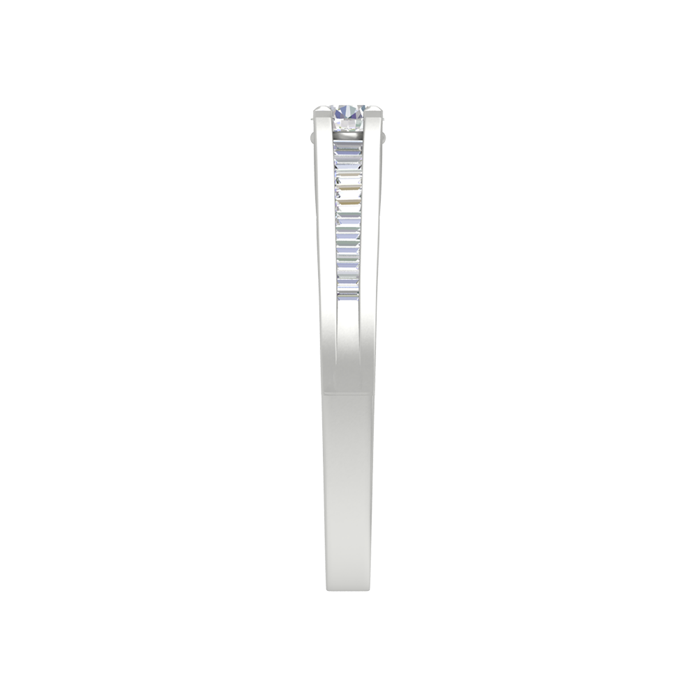 Annie Oval Solitaire Ring - Four
