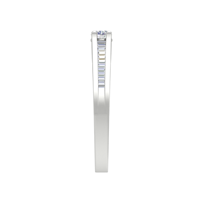 Annie Oval Solitaire Ring In 925 Sterling Silver - Four