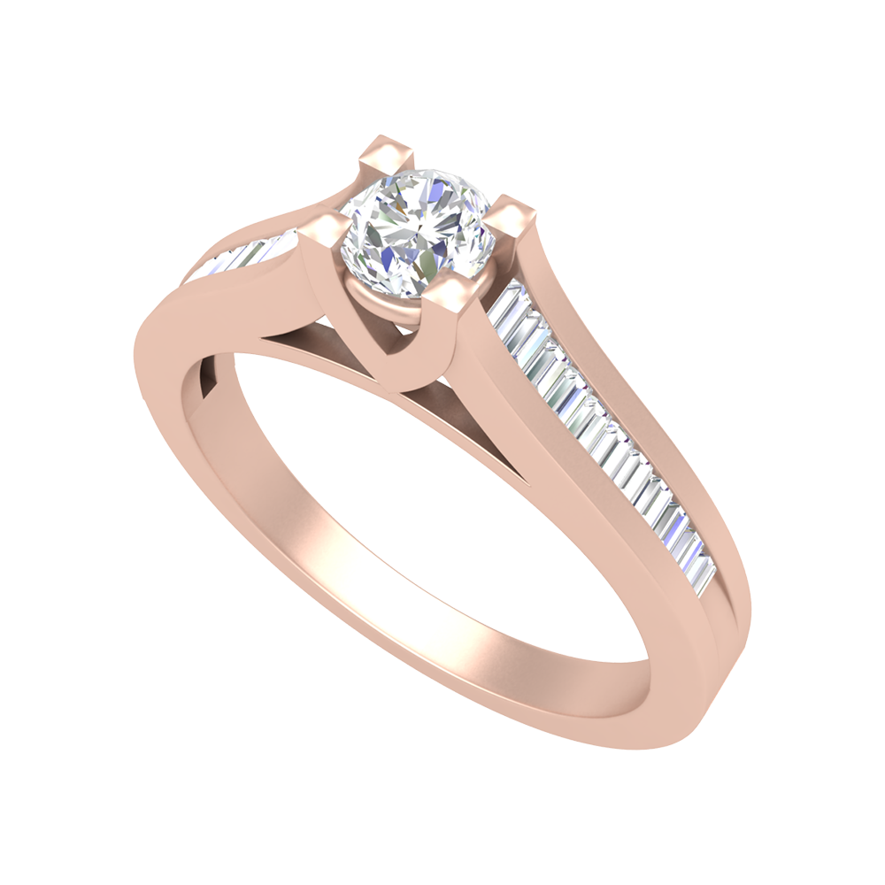Annie Oval Solitaire Ring - Five