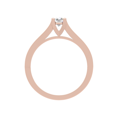 Annie Oval Solitaire Ring - Six