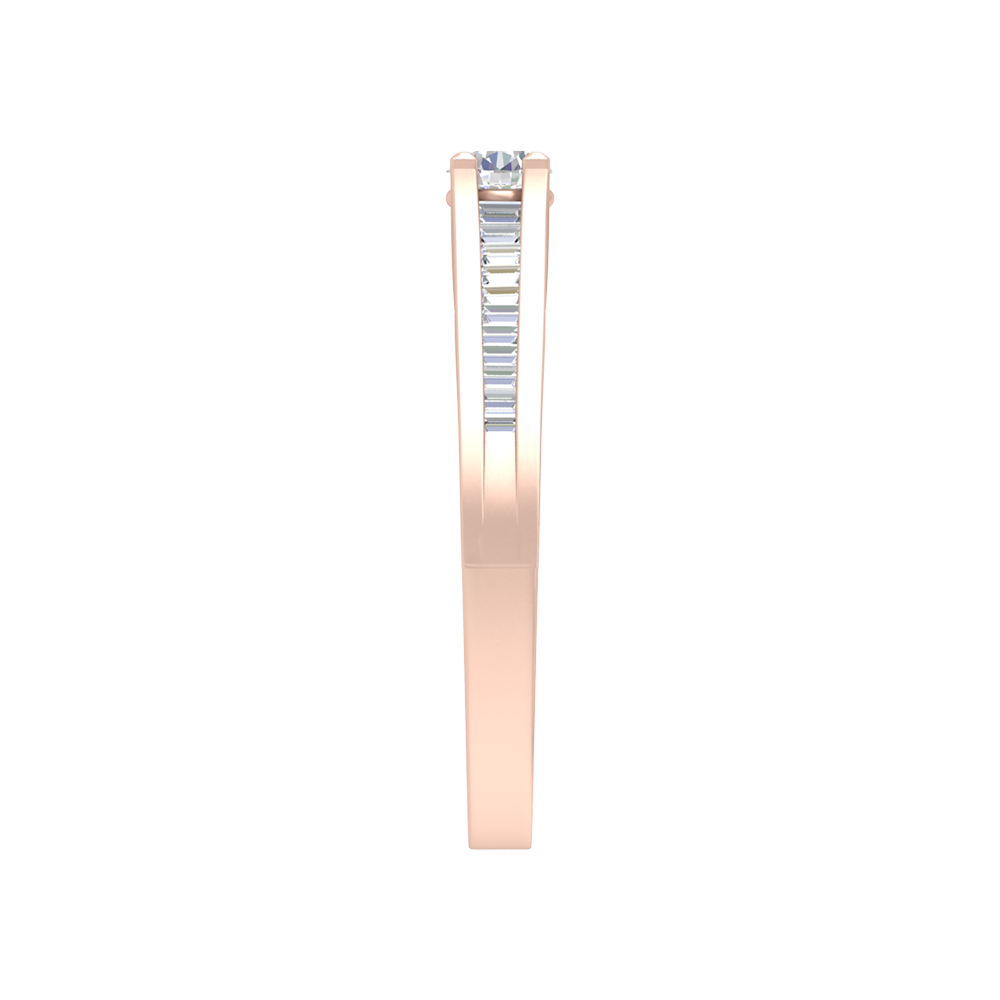 Annie Oval Solitaire Ring In 925 Sterling Silver - Eight