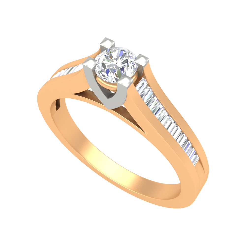 Annie Oval Solitaire Ring In 925 Sterling Silver - Nine