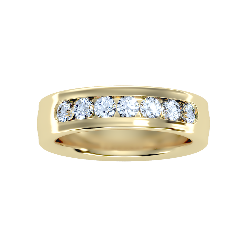 Apex Men's Broad Band Ring - Ten