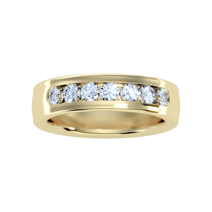 Apex Men's Broad Band Ring - Ten