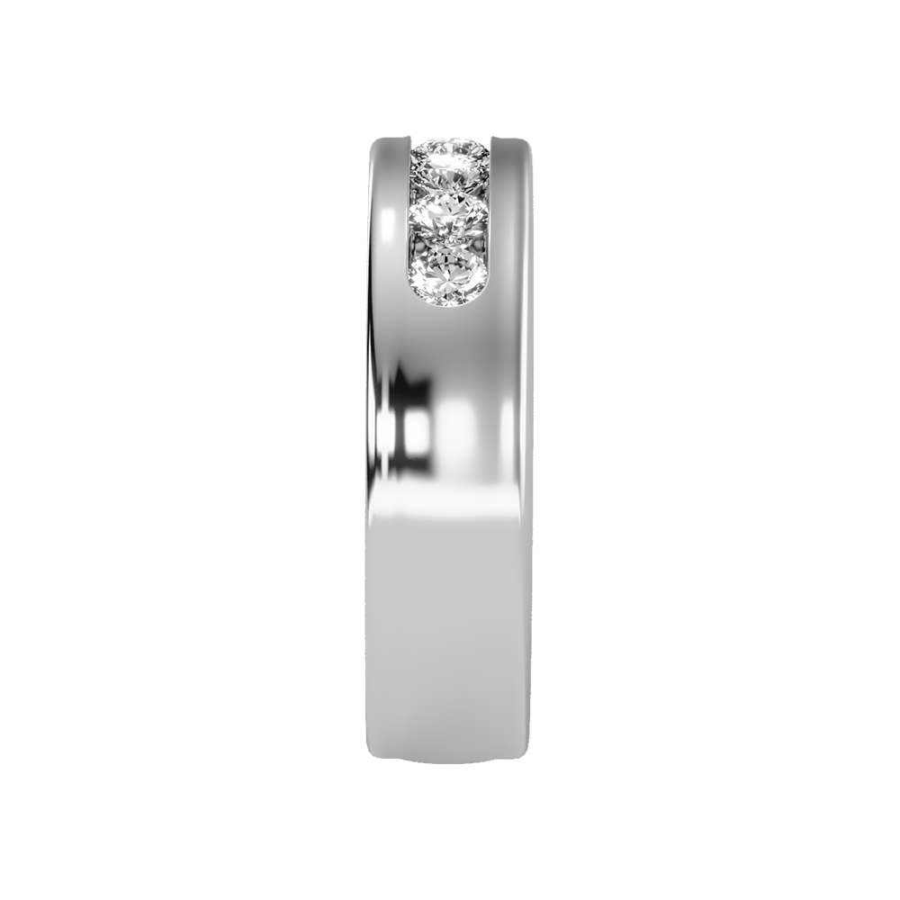Apex Men's Broad Band Ring - Two