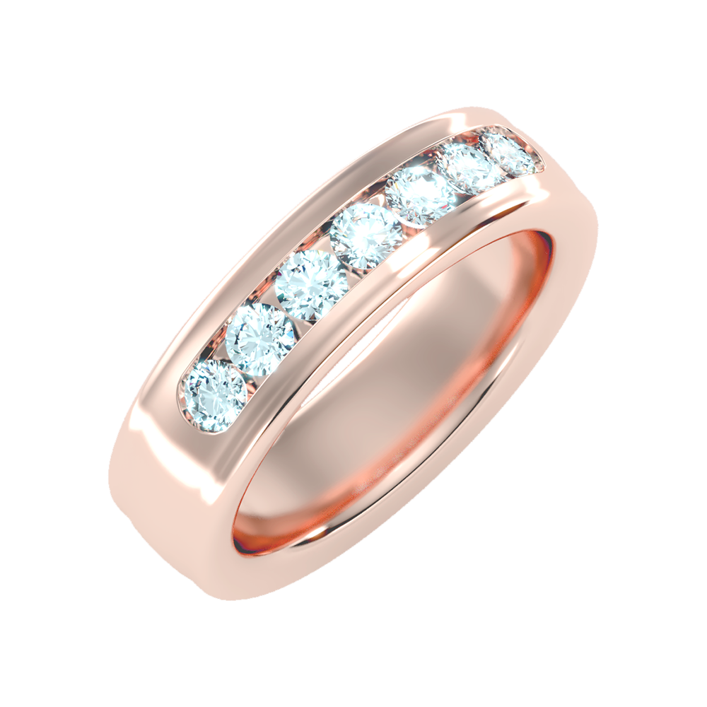 Apex Men's Broad Band Ring - Five