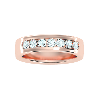 Apex Men's Broad Band Ring In 925 Sterling Silver - Six