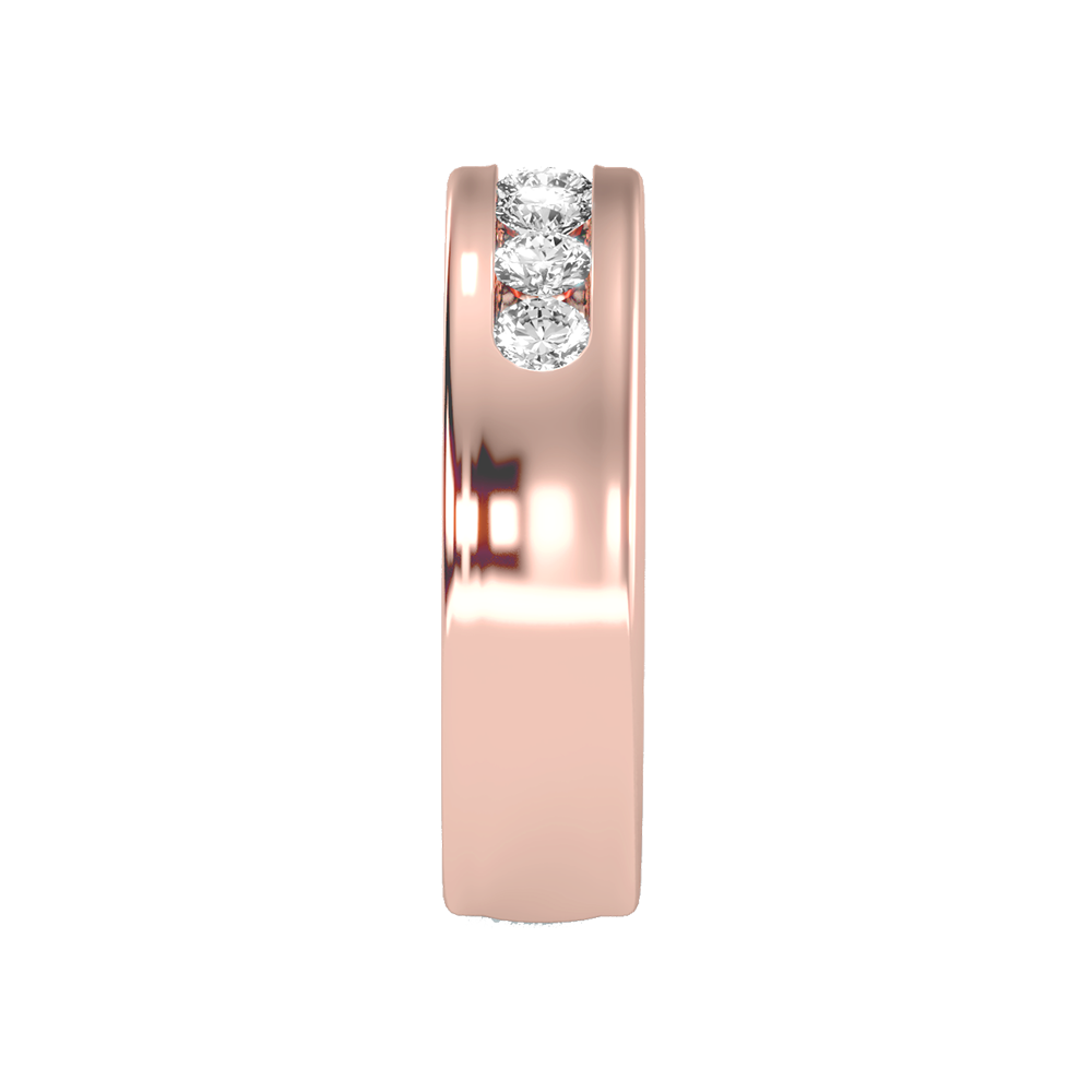 Apex Men's Broad Band Ring In 925 Sterling Silver - Seven
