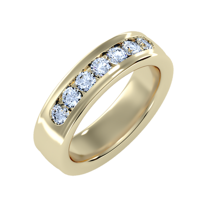Apex Men's Broad Band Ring - Nine