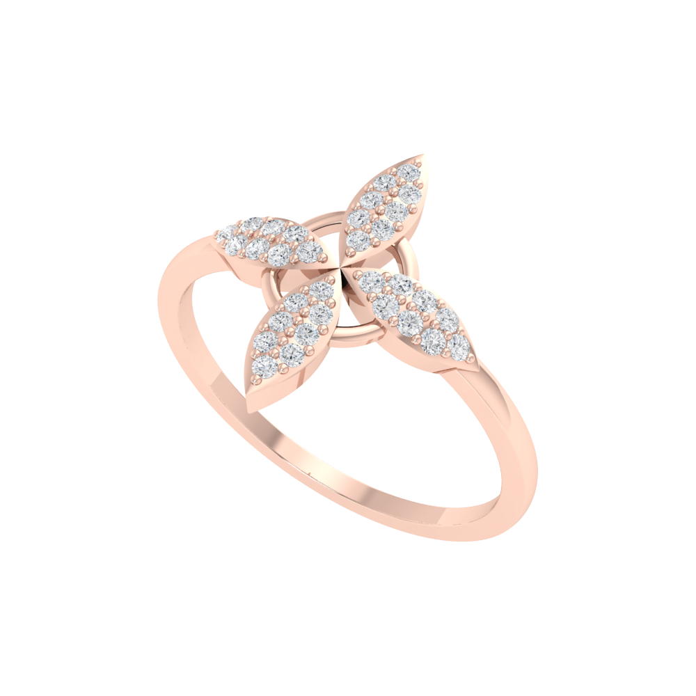 Apex Ring In 925 Sterling Silver - Two