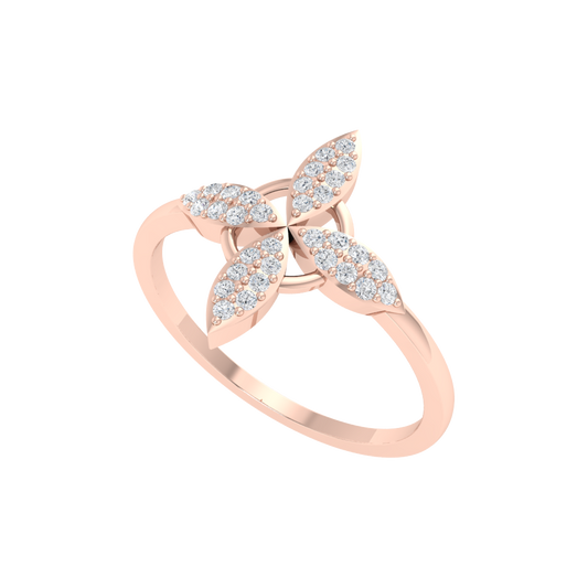 Apex Ring In 925 Sterling Silver - Two