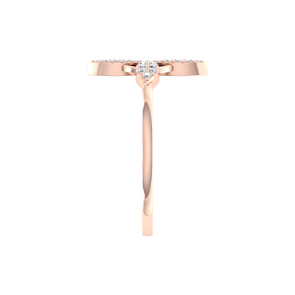 Apex Ring In 925 Sterling Silver - Four
