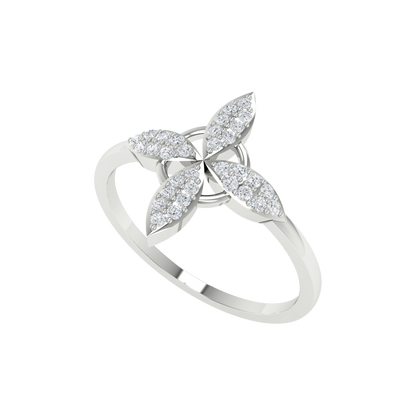 Apex Ring In 925 Sterling Silver - Six