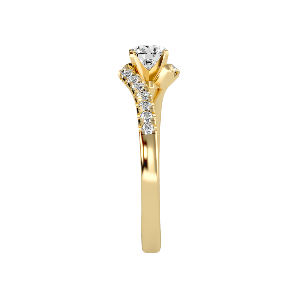 Appealing Solitaire Ring In 925 Sterling Silver - Eleven