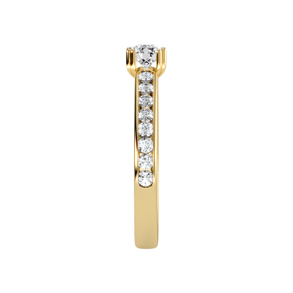 Appropriate Solitaire Ring In 925 Sterling Silver - Eleven