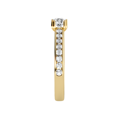 Appropriate Solitaire Ring In 925 Sterling Silver - Eleven