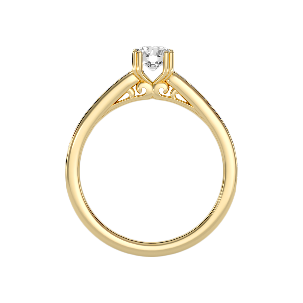 Appropriate Solitaire Ring - Twelve