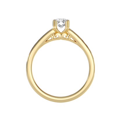 Appropriate Solitaire Ring - Twelve